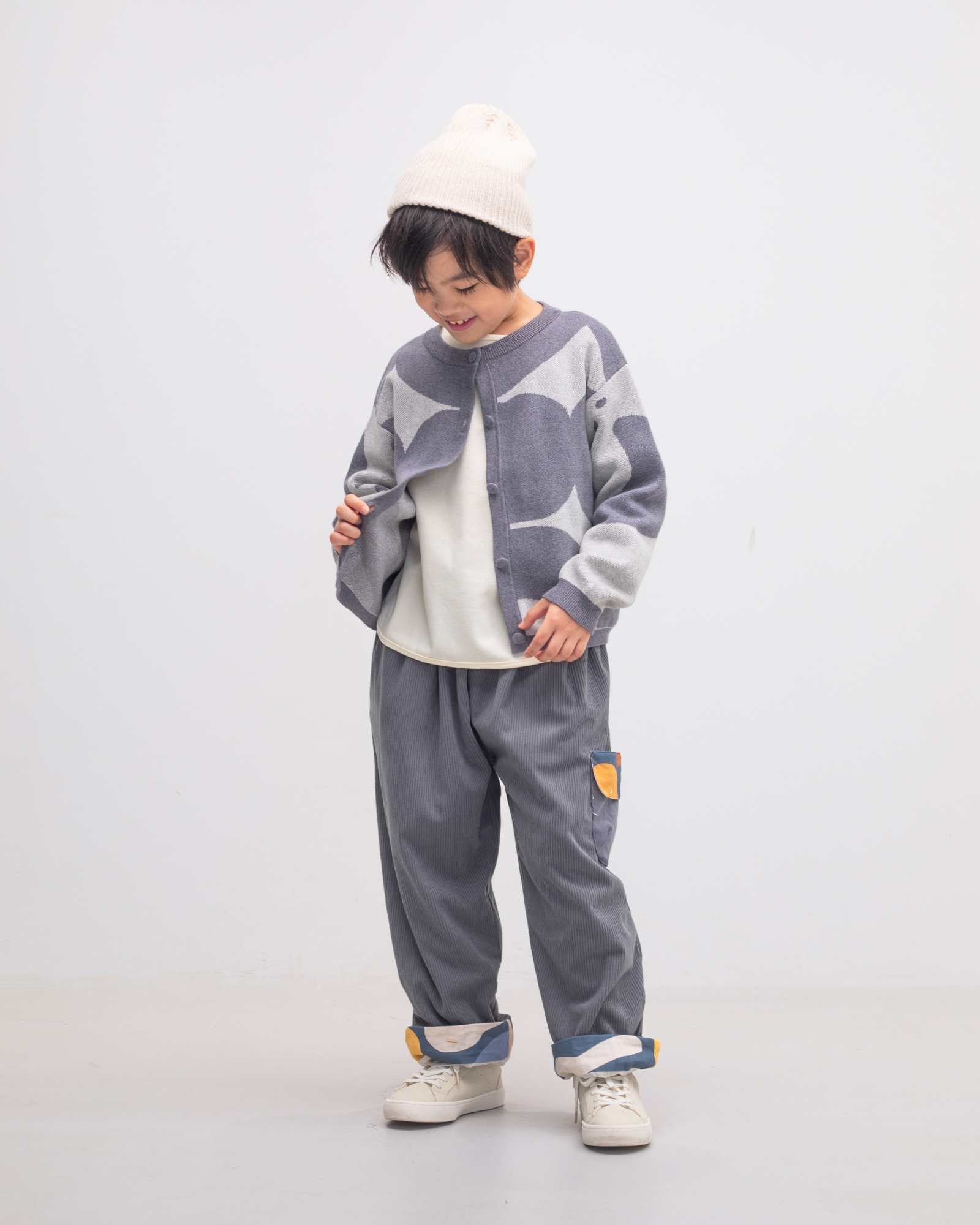 Moon Phase Knitted Cardigan (Kids & Adults)