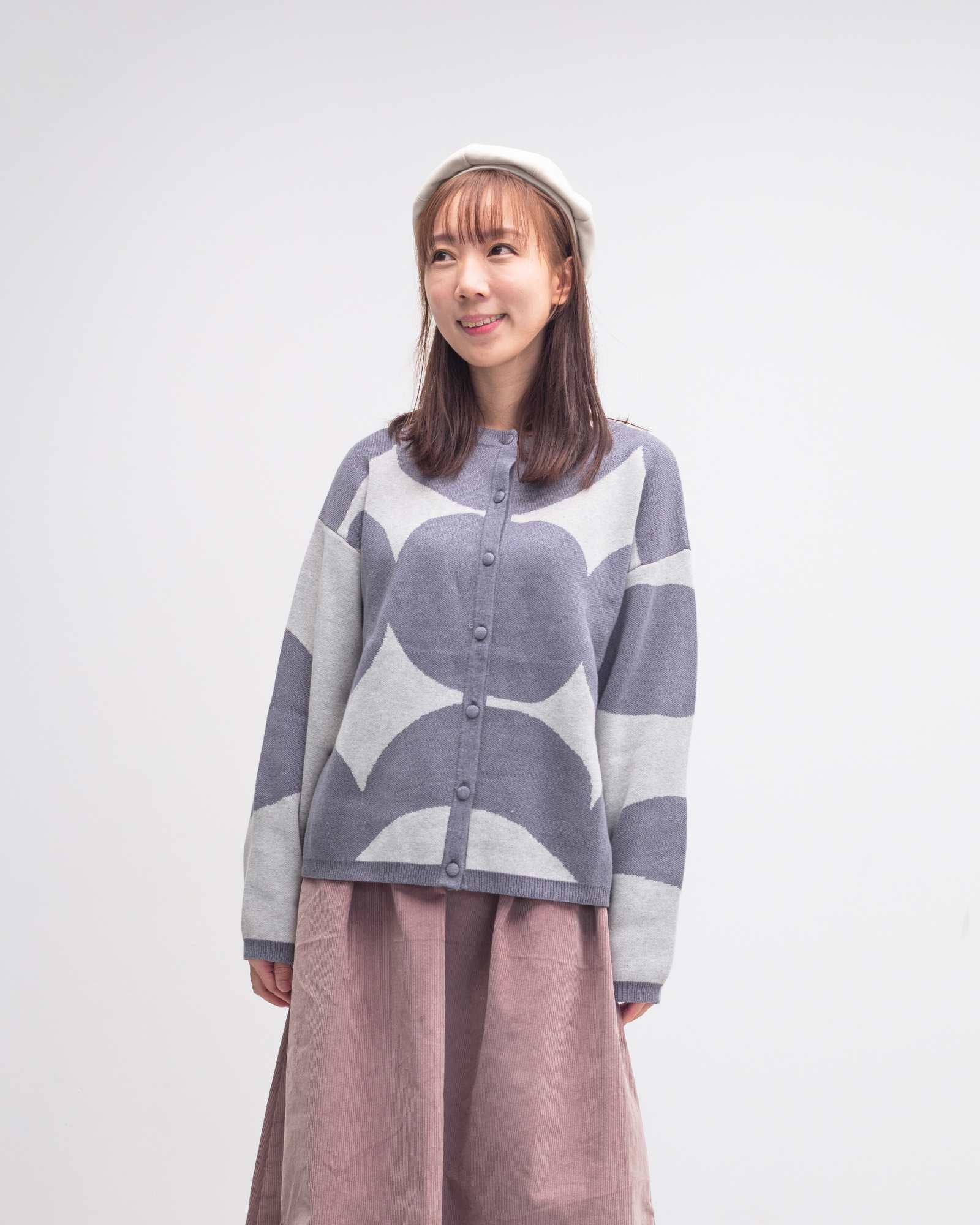 Moon Phase Knitted Cardigan (Kids & Adults)