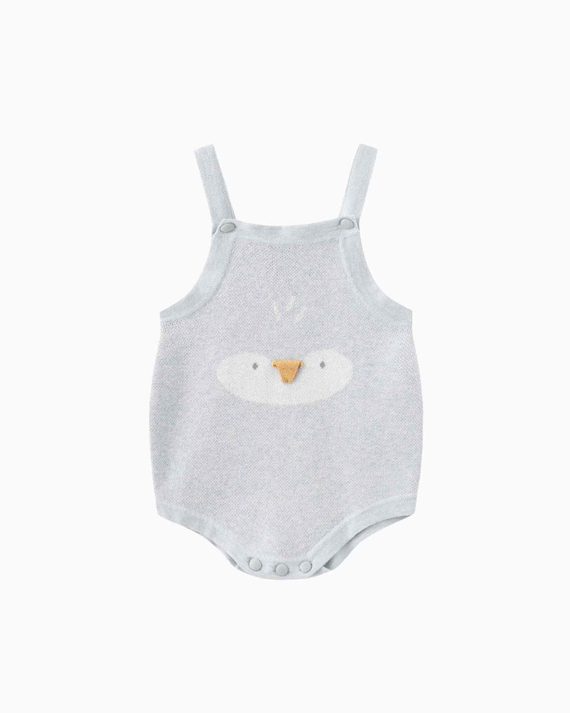 Penguin Knitted Baby Romper