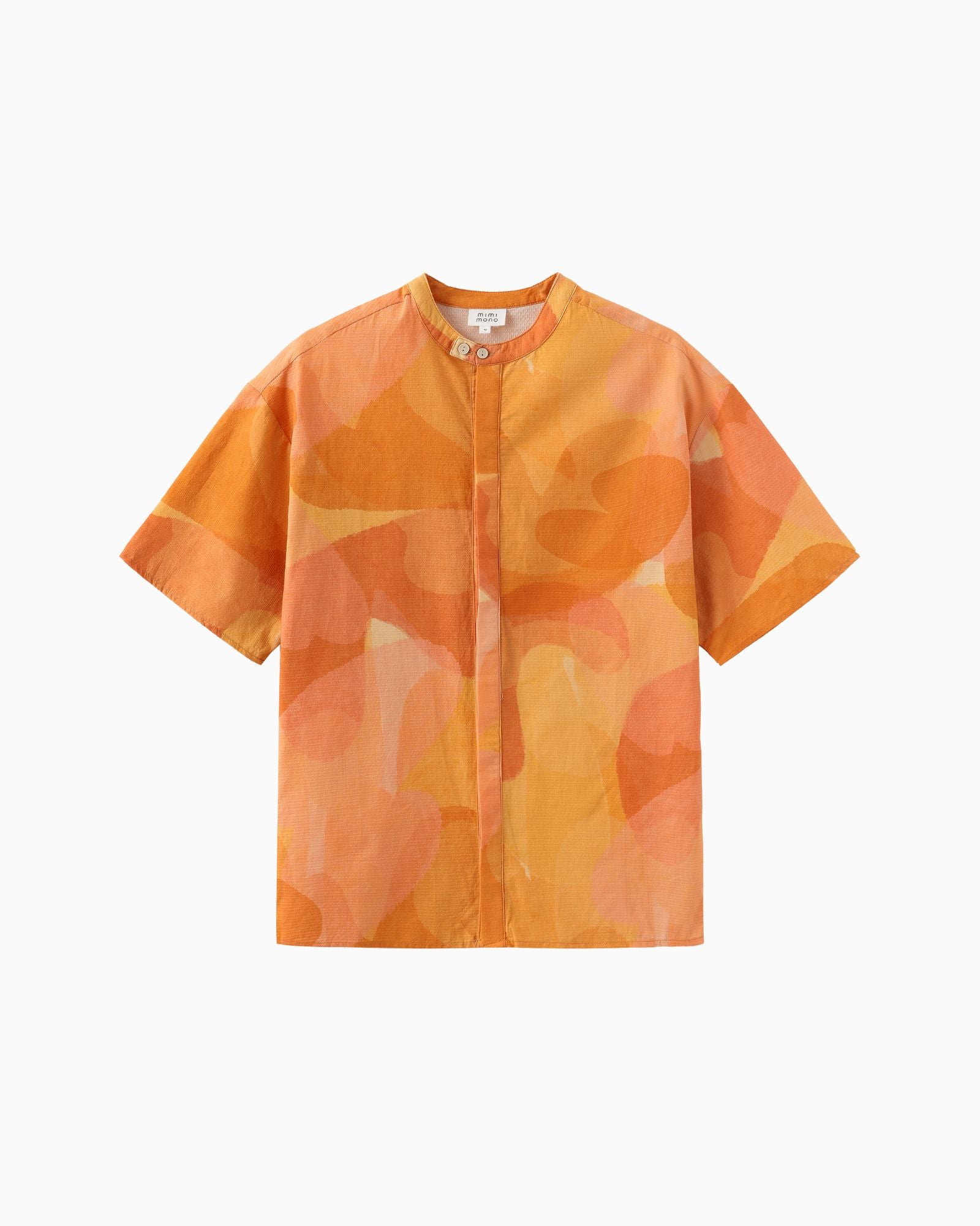 Golden Blossom Dads Collar Shirt