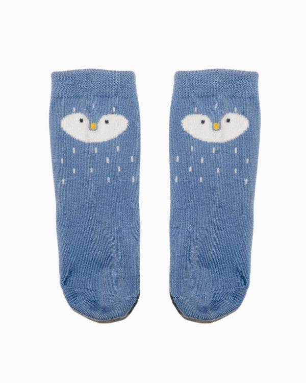 Lala the Penguin Knitted Socks