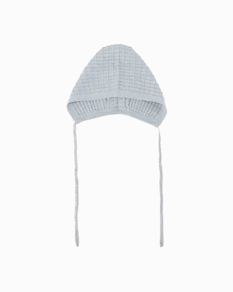 Pre-order: Knitted Waffle Baby Bonnet