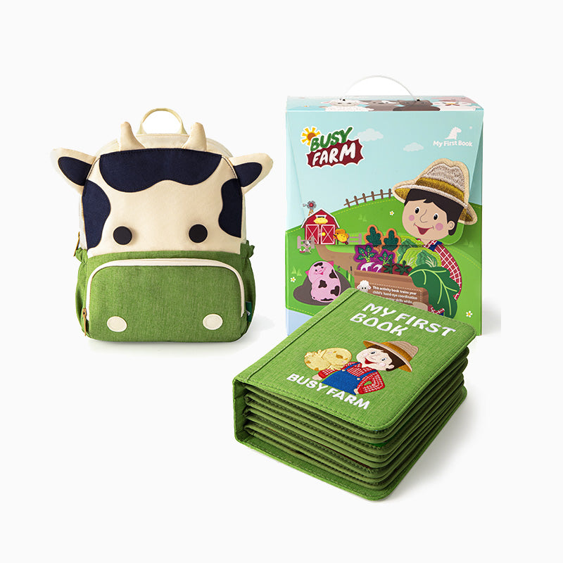 Storybook - My First Book Busy Farm - Children Book - Early Learning 兒童布書 -  兒童故事書 - 竉物圖書 - 早期學習 - My First Book – mimi mono HK