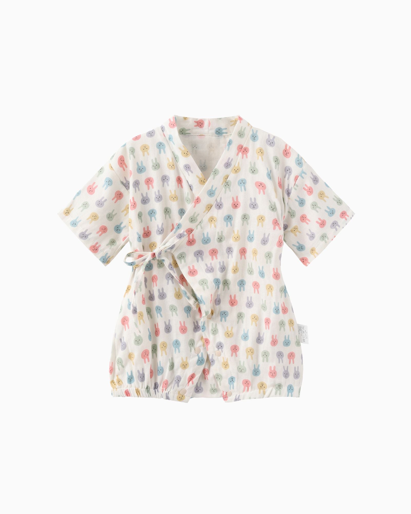 Rainbow Bunny Baby Kimono