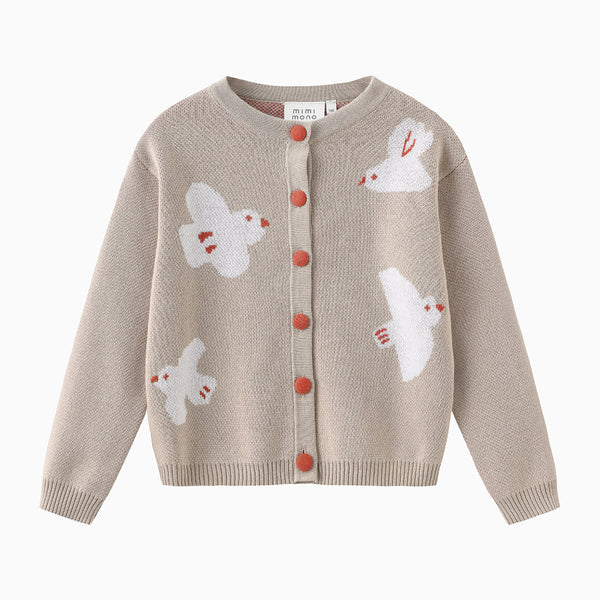 Kid's Knitted Cardigan ｜100% cotton| Family Matching | mimi mono 