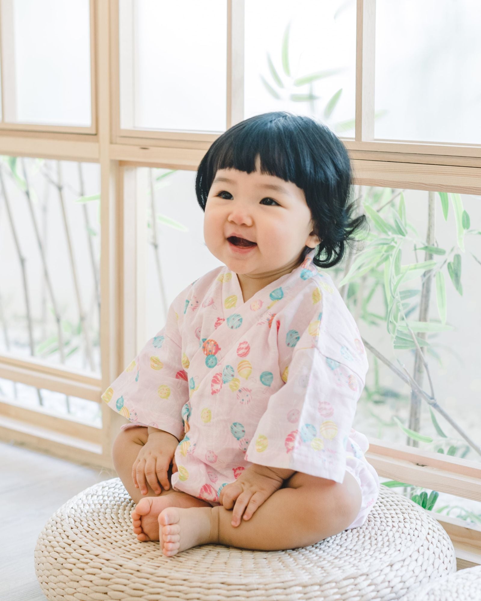 Festive Baby Kimono (Pink)