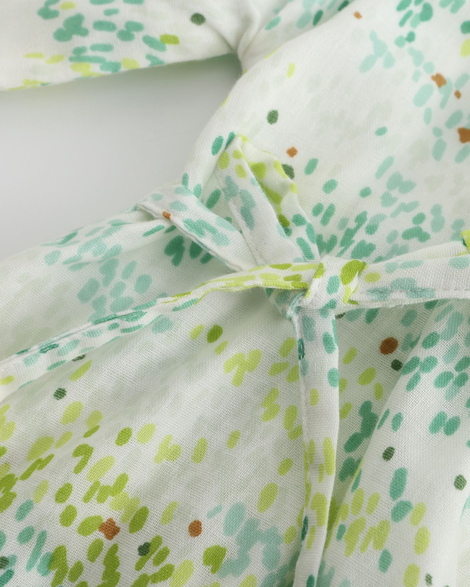 Petal & Pastels Baby Kimono - Lime